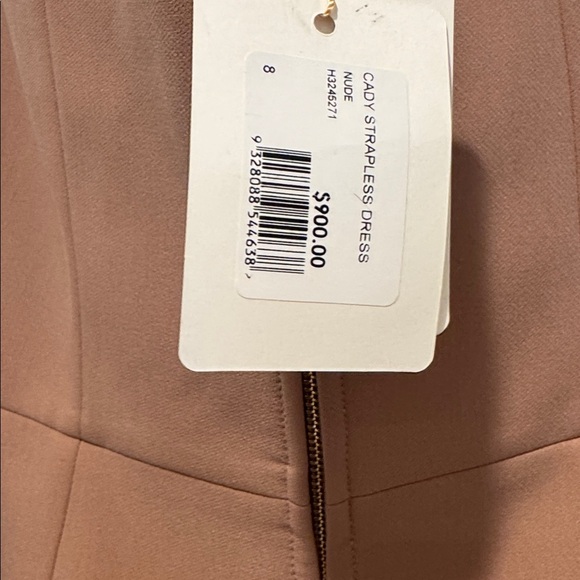 Scanlan Theodore Cady Strapless Nude Dress - Picture 7 of 8